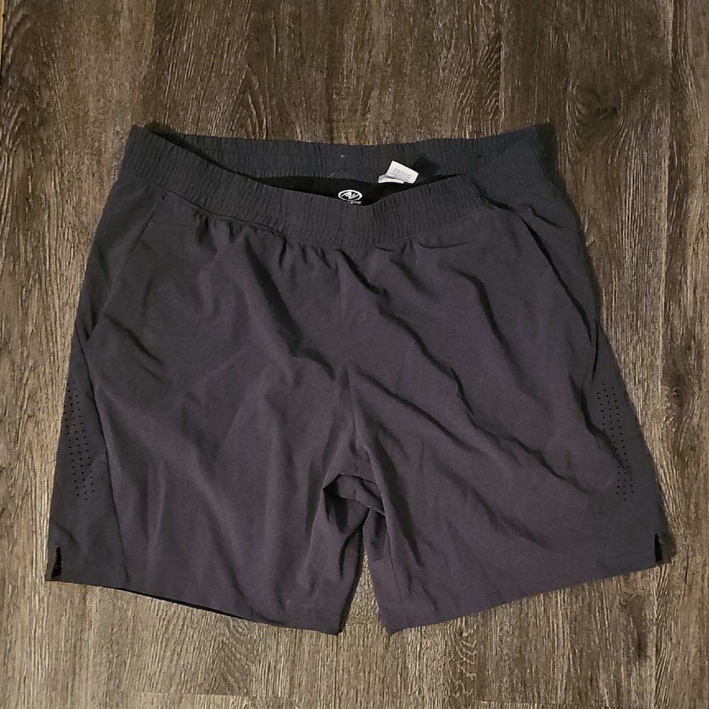 Athletic Works Men's Dark Gray Athletic Shorts